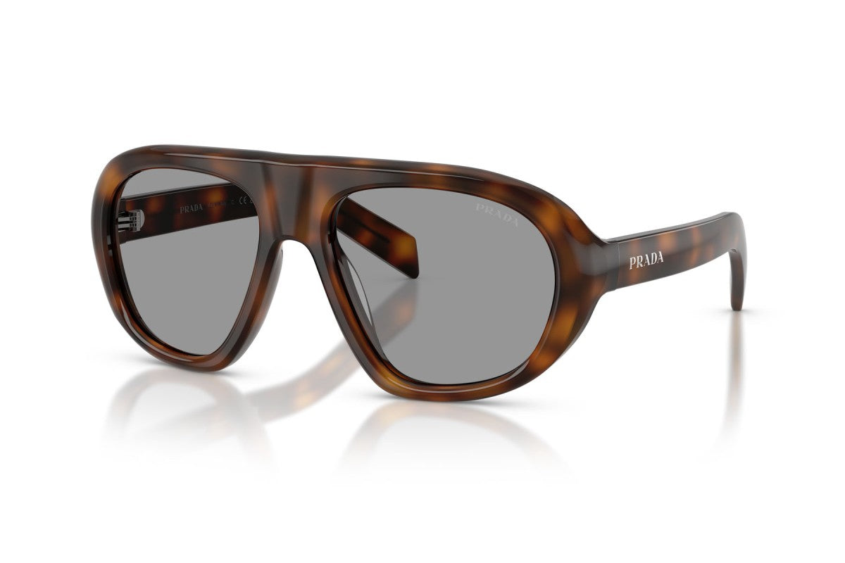 PRADA PR C05S 20D50Q Juniper Tortoise Grey 57 mm Women's Sunglasses