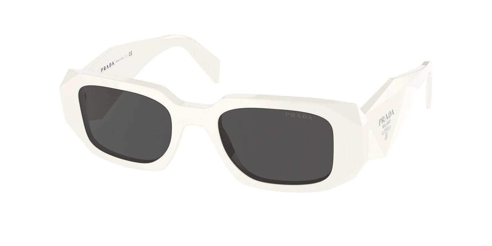 Prada PR 17WS 1425S0 White Grey Sunglasses - ModaBlvck