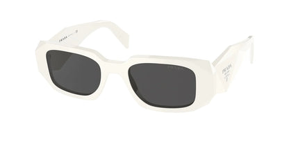 Prada PR 17WS 1425S0 White Grey Sunglasses