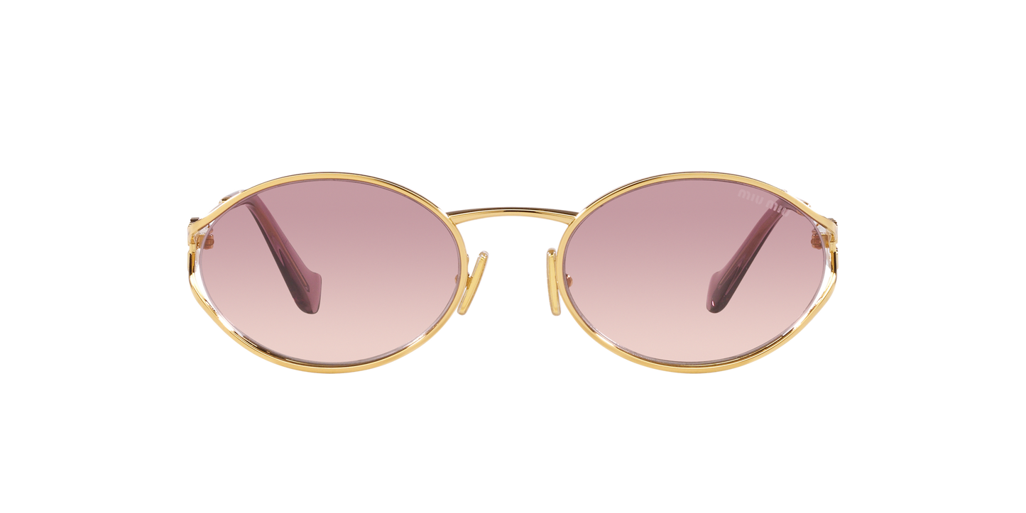 Sunglasses Miu Miu Logo MU 52YS 5AK06S 54-21 Gold