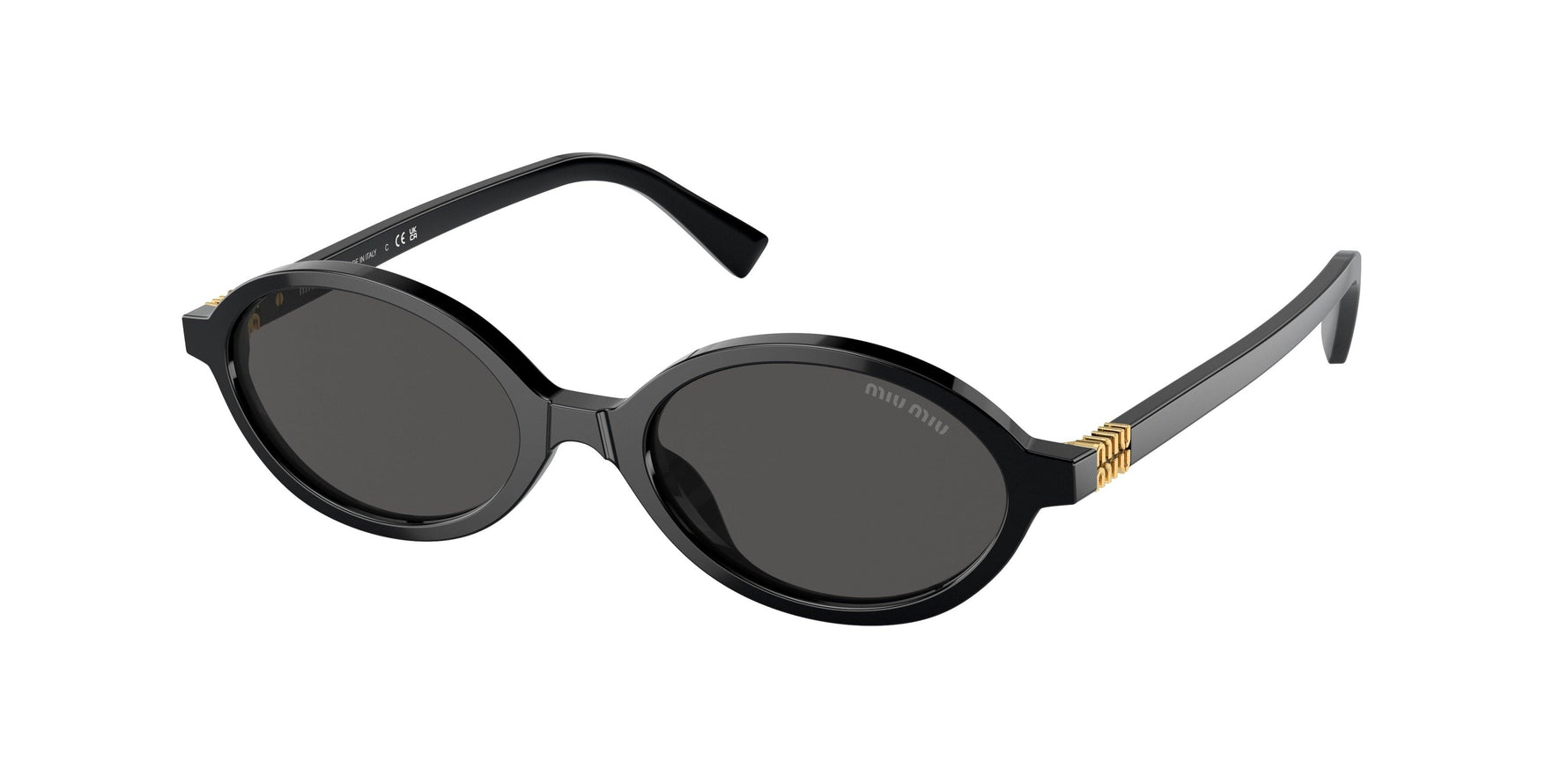 Miu Miu MU04ZS 1AB5S0 Women’s Sunglasses Black - ModaBlvck