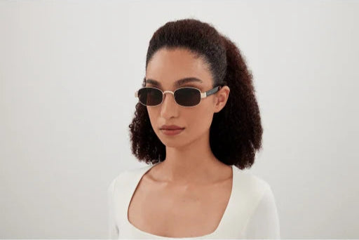 Saint Laurent SL 706 Gold Brown Sunglasses