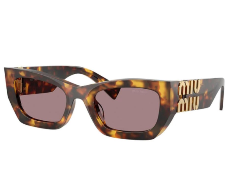 Miu Miu MU 09WS 14L20 Havana Sunglasses