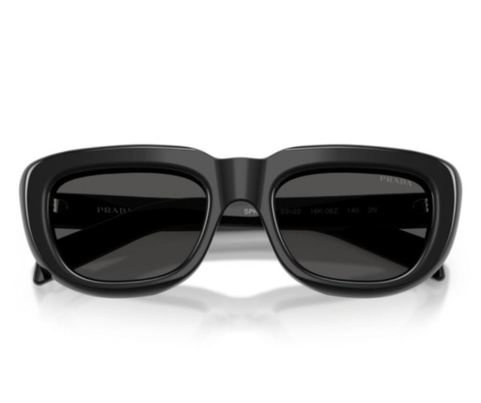 PRADA PR D07S 16K08Z Black Dark Grey 53 mm Women's Sunglasses