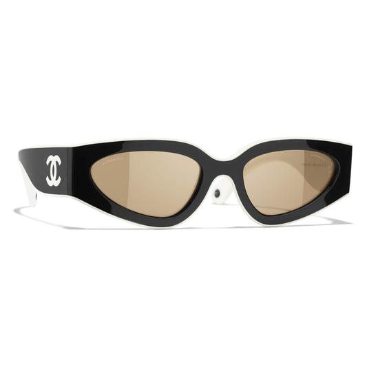 Chanel Sunglasses 6056-1656-53-54-20 Black