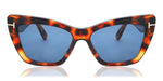 Tom Ford FT0871 Women's Sunglasses Blue/Tortoise - ModaBlvck