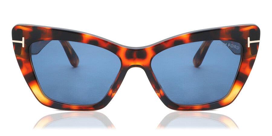 Tom Ford FT0871 Women's Sunglasses Blue/Tortoise - ModaBlvck