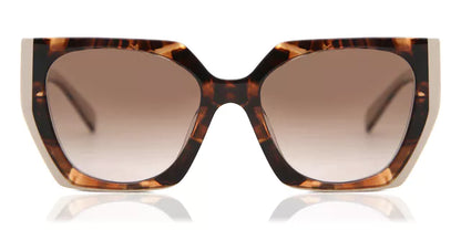 Prada PR 15WS 01R0A6 Square Tortoise Oversized Sunglasses