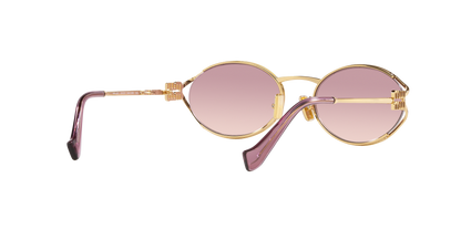 Sunglasses Miu Miu Logo MU 52YS 5AK06S 54-21 Gold