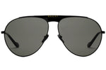 Gucci GG0908S-004 Seasonal Aviator Black/Gray Sunglasses - ModaBlvck