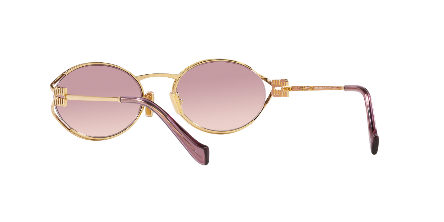 Sunglasses Miu Miu Logo MU 52YS 5AK06S 54-21 Gold