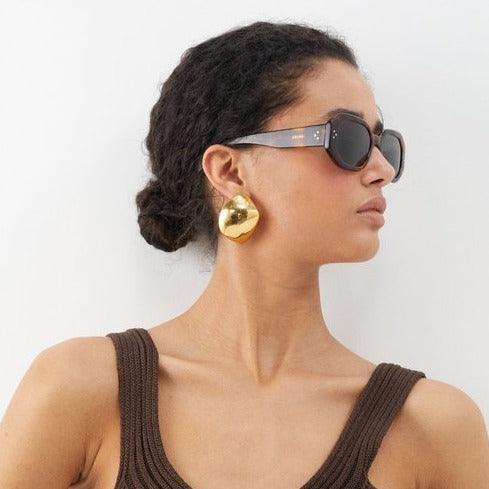 Celine CL40255I Blonde Havana Sunglasses - ModaBlvck