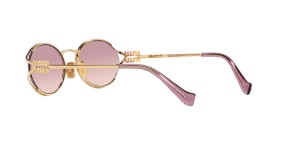 Sunglasses Miu Miu Logo MU 52YS 5AK06S 54-21 Gold