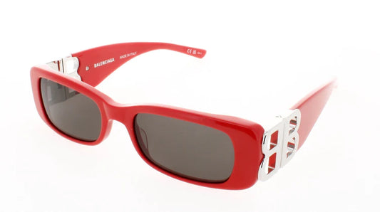 BALENCIAGA BB0096S Women's Sunglasses Frames In Red