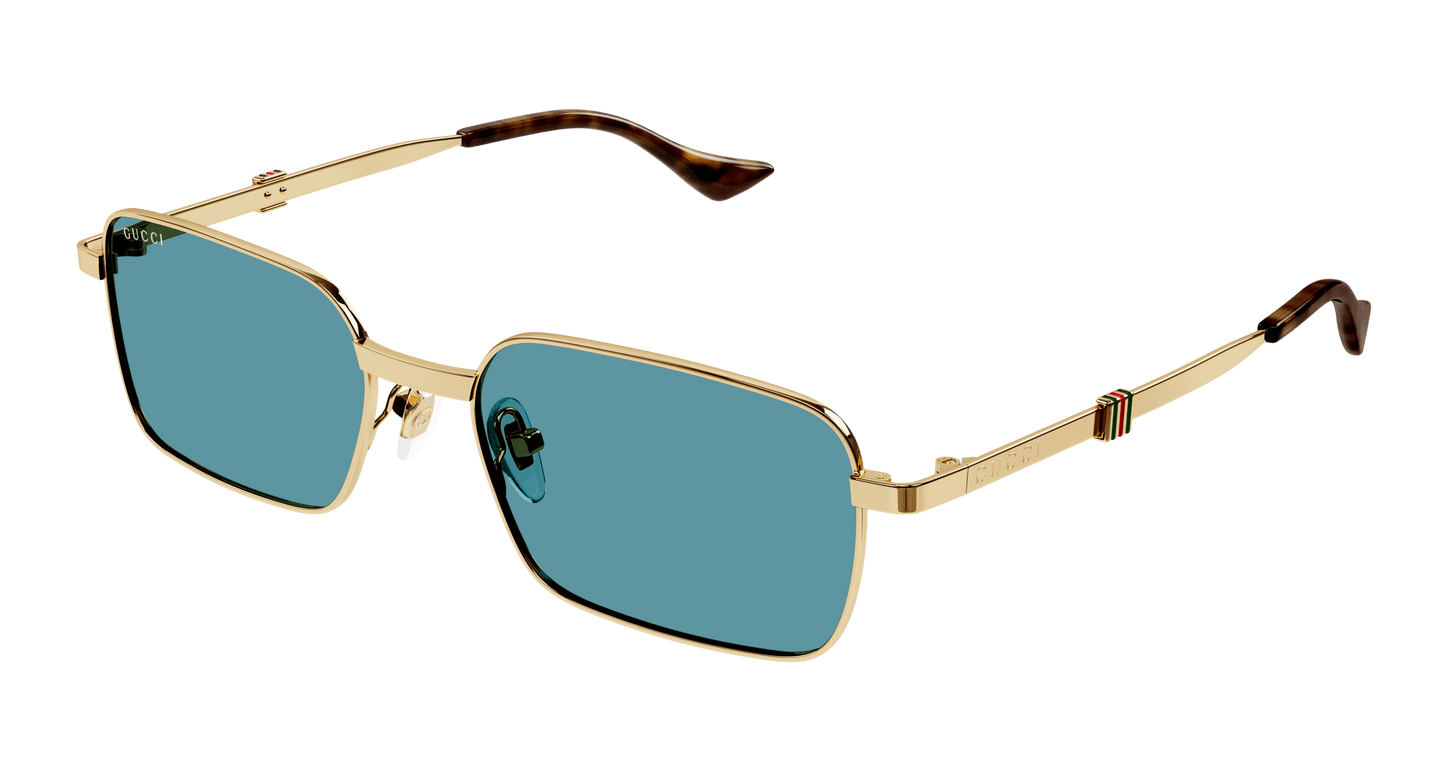 Gucci Sunglasses GG1495S 003 Gold Blue