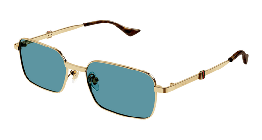 Gucci Sunglasses GG1495S 003 Gold Blue