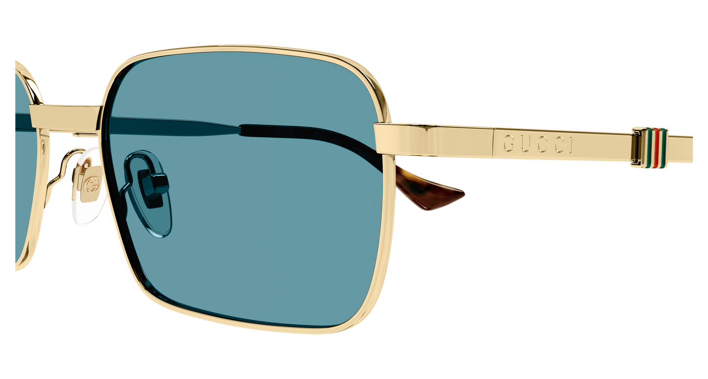 Gucci Sunglasses GG1495S 003 Gold Blue