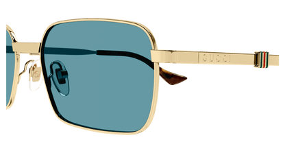 Gucci Sunglasses GG1495S 003 Gold Blue