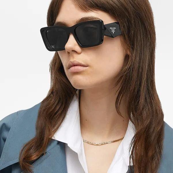 Prada PR 08YS Women's Black Sunglasses - ModaBlvck