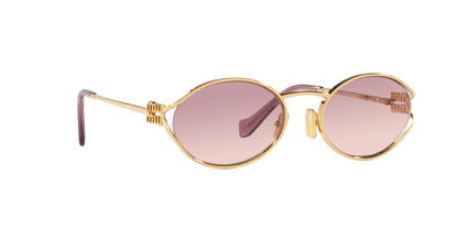 Sunglasses Miu Miu Logo MU 52YS 5AK06S 54-21 Gold