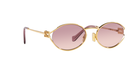 Sunglasses Miu Miu Logo MU 52YS 5AK06S 54-21 Gold