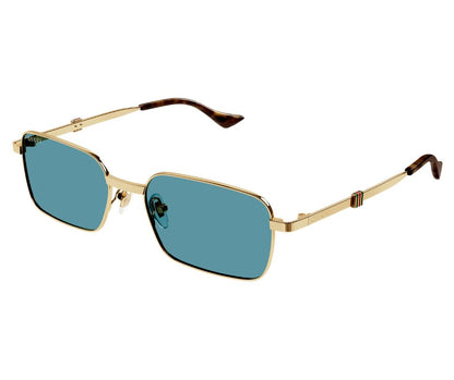 Gucci Sunglasses GG1495S 003 Gold Blue