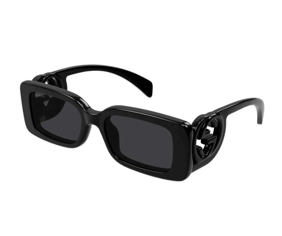 GUCCI GG1325S 001 Rectangular Squared Womens Sunglasses