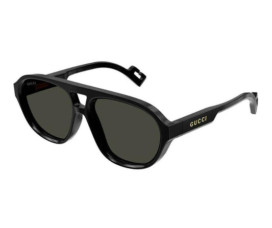 Gucci GG1239S Black Aviator Sunglasses