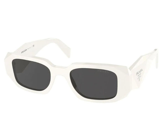 Prada PR 17WS 1425S0 White Grey Sunglasses