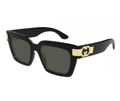 GUCCI GG1689S 001 54 Black Womens Square Full Rim Sunglasses