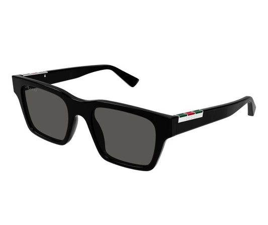 Gucci GG1889S 001 51mm Black Recycled Acetate Square Sunglasses for Men