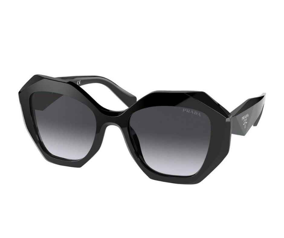 Prada PR 16WS Black Geometric Sunglasses