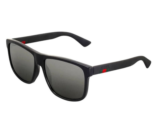 Gucci Grey Square Men's Sunglasses GG0010S 001 58