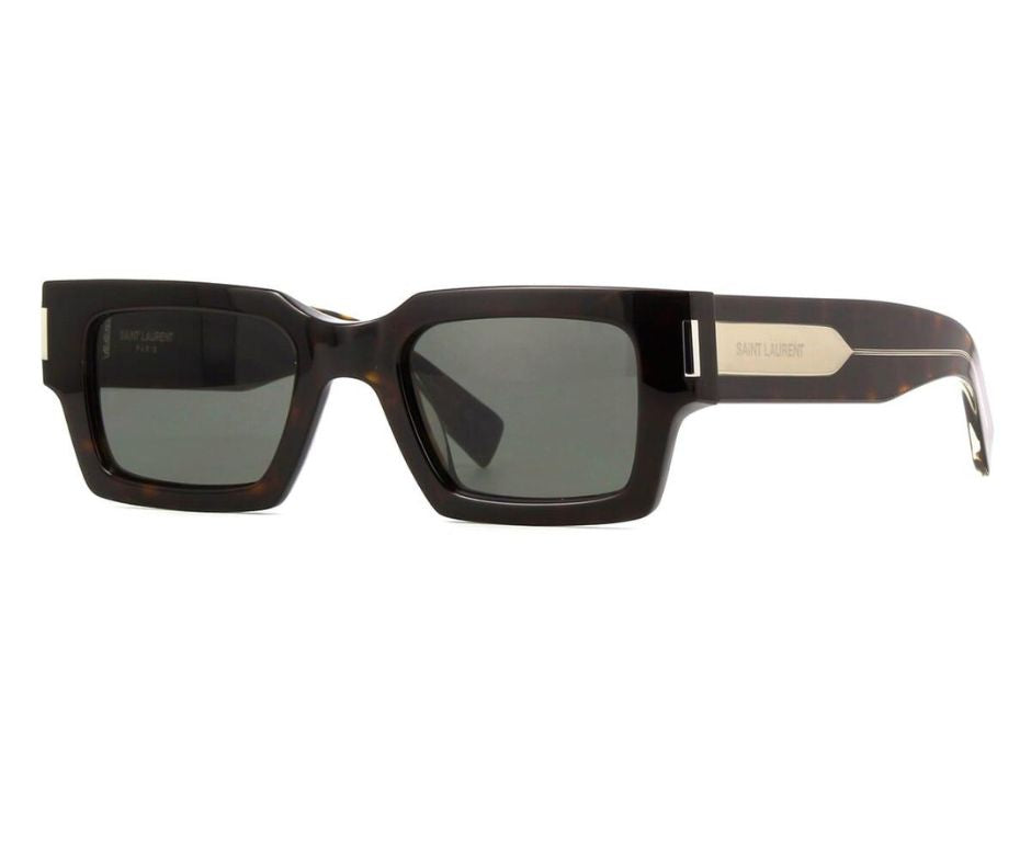 Saint Laurent SL 572 Tortoiseshell Black Lens Sunglasses – ModaBlvck