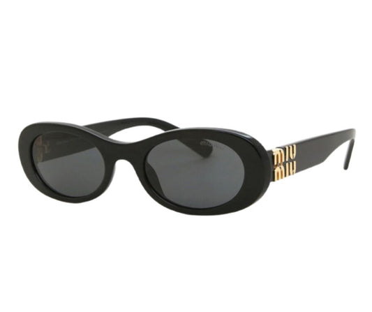 MIU MIU Sunglasses MU06ZS 1AB5S0 50mm Black / Dark Grey Lens