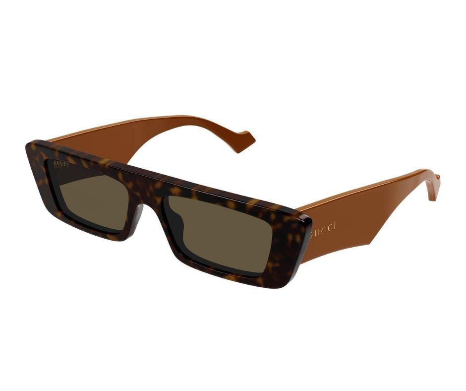 GUCCI GG1331S SLIM BROWN SUNGLASSES