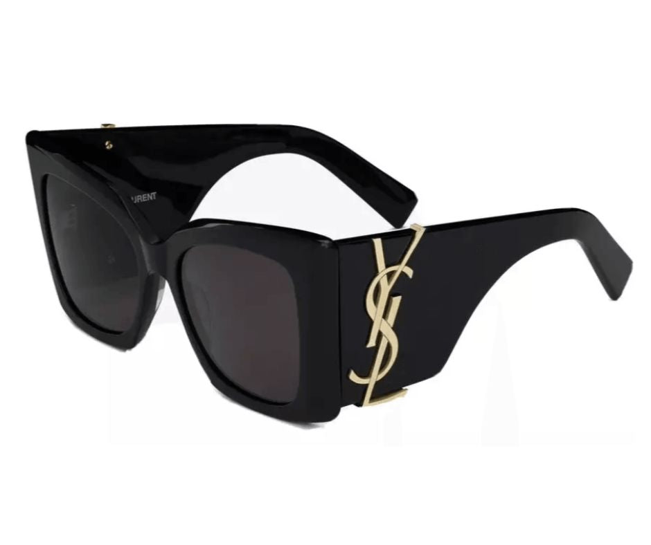 Saint Laurent SL M119 BLAZE-001 Black Gold Sunglasses