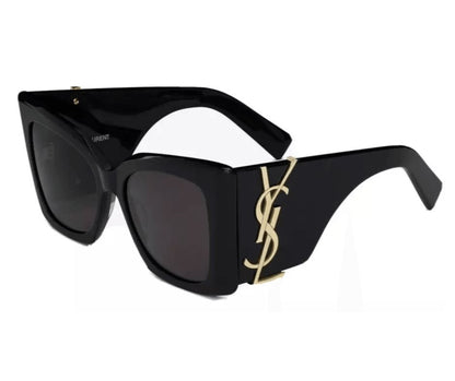 Saint Laurent SL M119 BLAZE-001 Black Gold Sunglasses