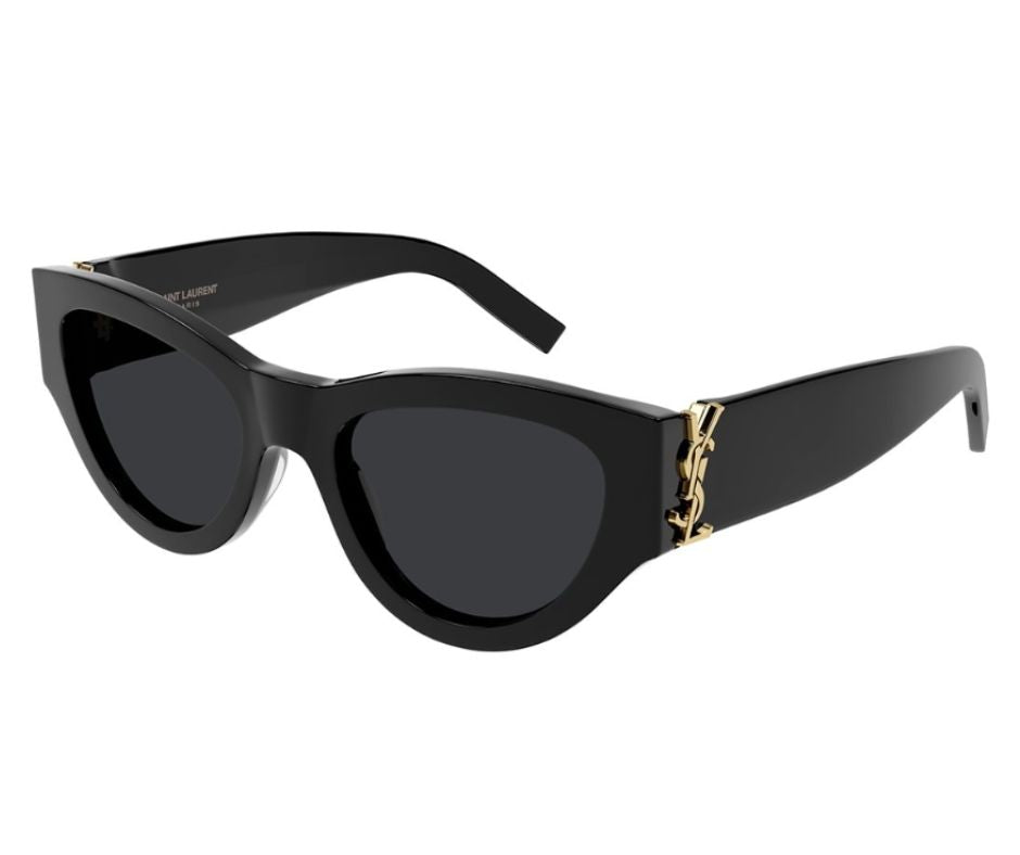Saint Laurent SL M94-001 Black/Gray Cat-Eye Women Sunglasses