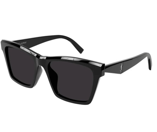 Saint Laurent SLM104 001 Black/Gray Gradient Rectangle Women's Sunglasses