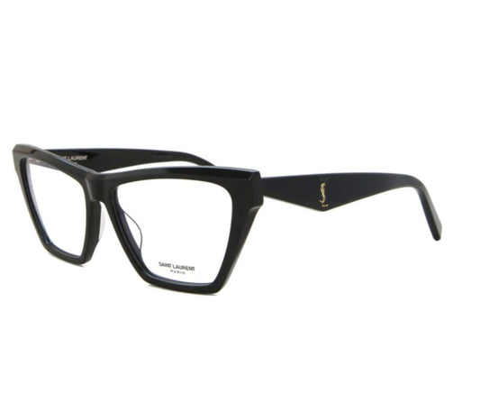 Saint Laurent SL-M103-OPT 001 Eyeglasses Women's Black Full Rim Cat Eye 58mm