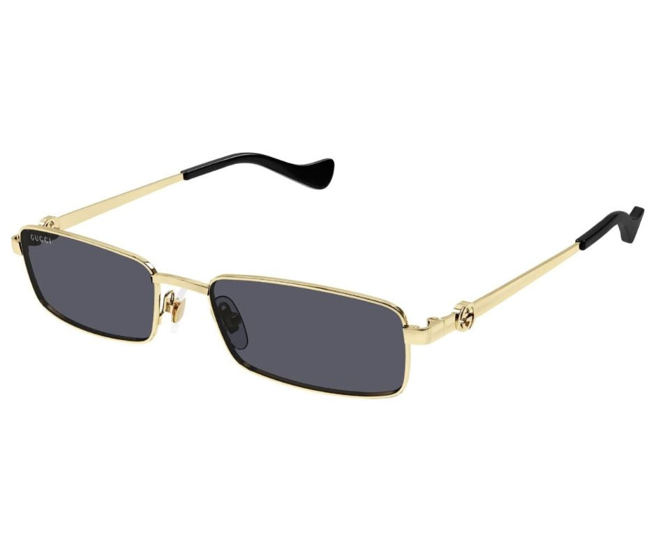 Gucci GG1600S 001 56 Sunglasses Gold Gray