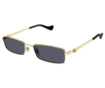 Gucci GG1600S 001 56 Sunglasses Gold Gray