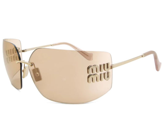 Miu Miu Sunglasses MU 54YS ZVN20F Gold pink Woman