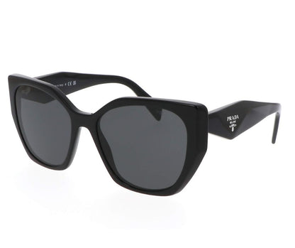 PRADA PR 19ZS 1AB5S0 Black Dark Grey 55 mm Women's Sunglasses
