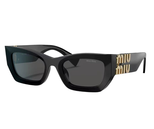 MIU MIU Sunglasses 09WS 1AB5S0 50mm Black / Dark Grey Lens
