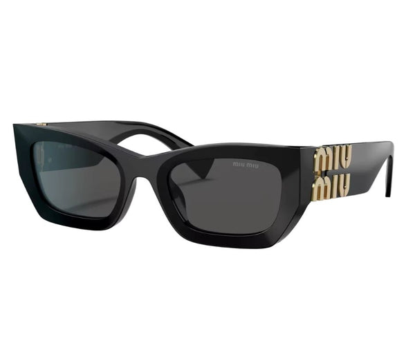 MIU MIU Sunglasses 09WS 1AB5S0 50mm Black / Dark Grey Lens – ModaBlvck