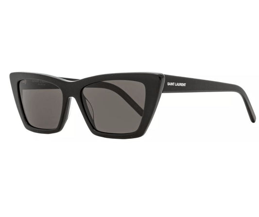 Saint Laurent Cateye Sunglasses SL276 Mica 001 Shiny Black
