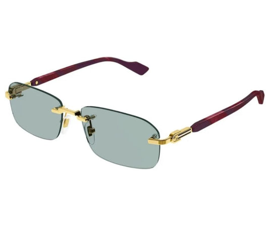 Gucci GG1221S 003 Unisex Square Sunglasses