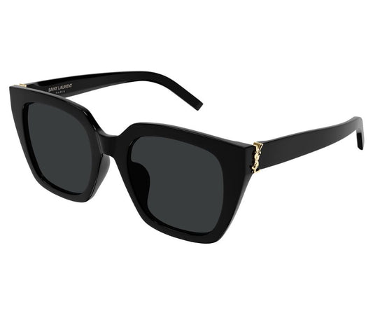 SAINT LAURENT SL M143 001 Black Grey Women's 51 mm Sunglasses